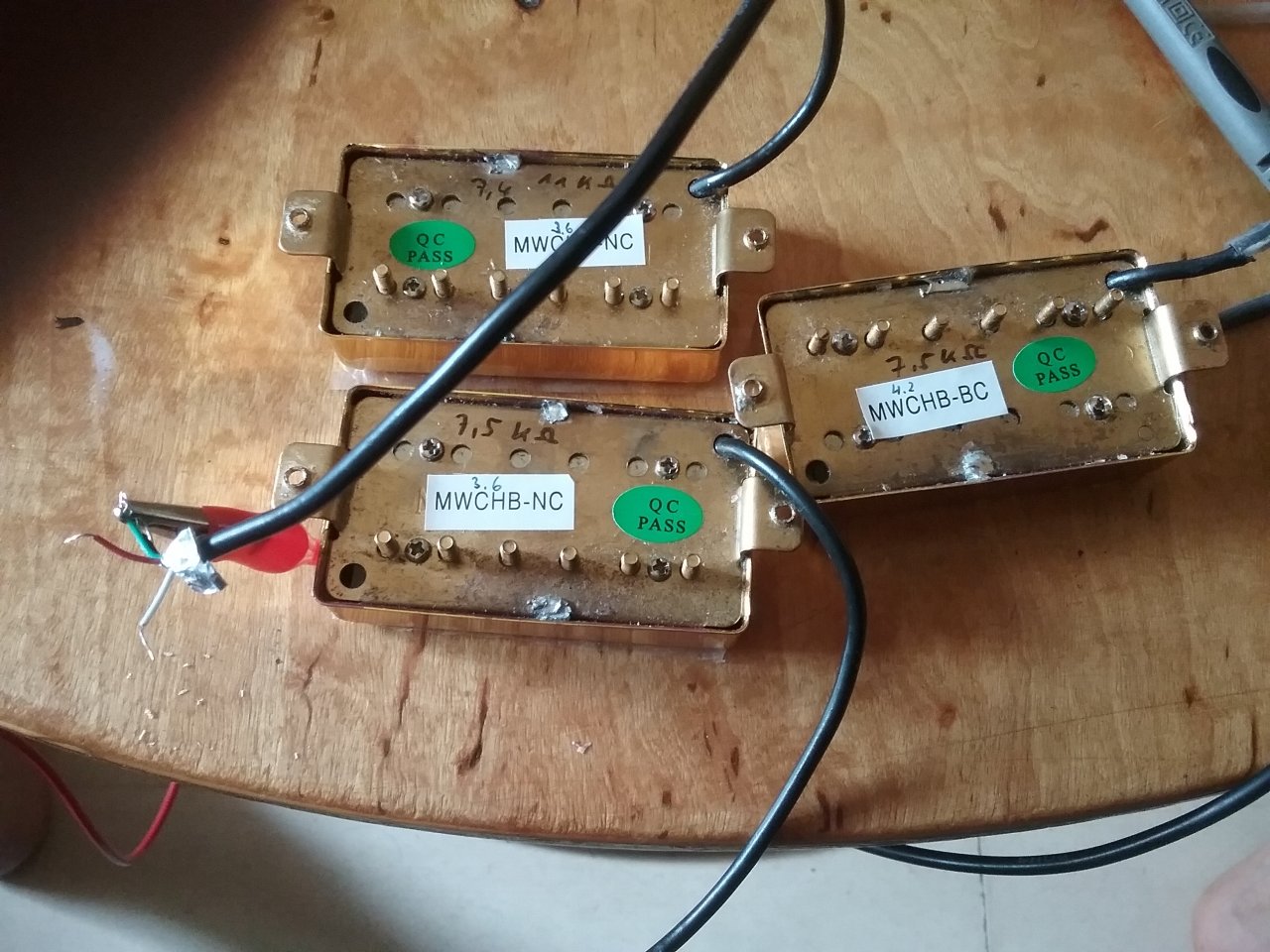 Wiring Farbcodes Bei Wilkinson Mwchb Humbuckern Musiker Board