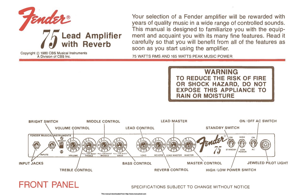 Fender 75 Lead Amplifier Owner Manual Front Panel.jpg