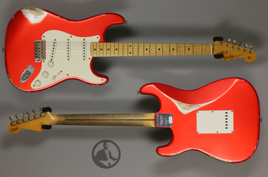 Fender CS '57 Strat, Relic, Candy Tangerine, MN, m.K.jpg