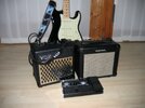 Gruppenfoto mit VOX DA5, Kustom KGA10, Korg AX5G, Fender Mexico Strat.JPG