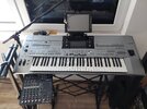 Yamaha Tyros 5 Keyboard Workstation - umfangreiches Zubehör + Zusatz-Display