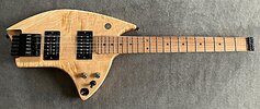 E-Gitarre Kolibri - Headless / ergonomisch / Couchcaster