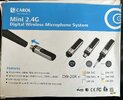 Carol DW-26 Digital Wireless Microphone System 2.4G - 3 Sender, 1 Doppelempfänger