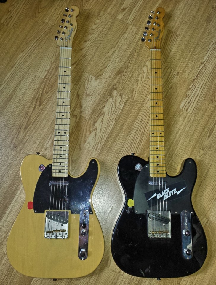 Classic Vibe Telecaster im Vergleich mit weiteren Teles