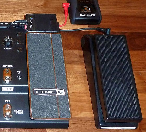 - Umbau eines Volumenpedal zum Expressionpedal für den HD500