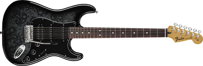 FSR Black Paisley Stratocaster