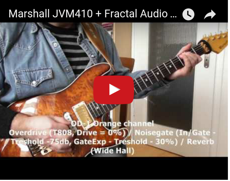 FX8 / Marshall JVM410 - inkl. Video