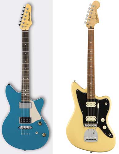 - Jazzmaster vs. Ibanez RC520