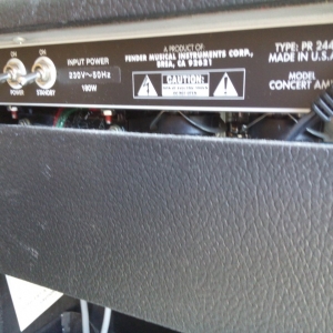 Fender Concert Amp