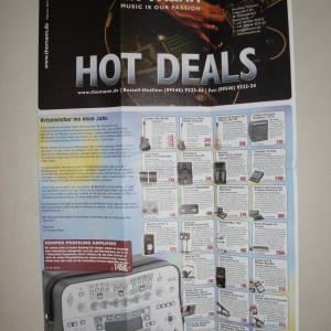 Thomann's Hot Deals mit Gruß