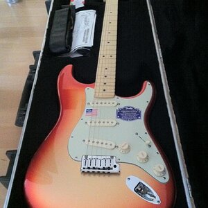 2011 Fender American Deluxe Stratocaster in Sunset Metallic