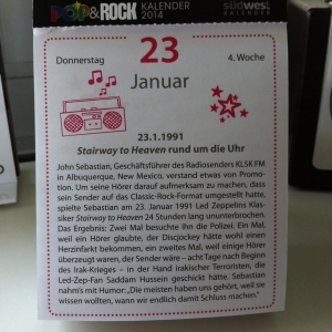 Rockweisheit des Tages (23.01.2014)