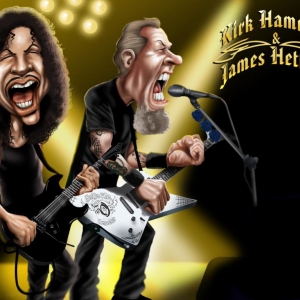 Kirk Hammett & James Hetfield