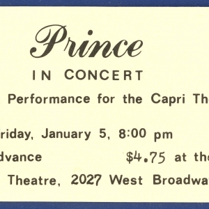 Prince 1st Performance