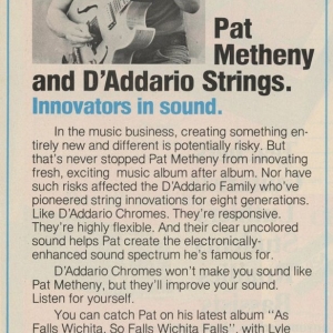 Page 20 D'Addario & Pat Metheny