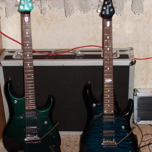 Ernie Ball Music Man Petrucci BFR F1 Bahama Blue Burst
Ernie Ball Music Man JP6 Mystic Dream Fully Loaded