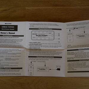 Mooer Micro Power Manual