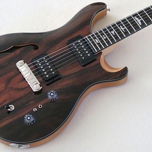 PRS SE Custom 22 Semi Hollow Ebony