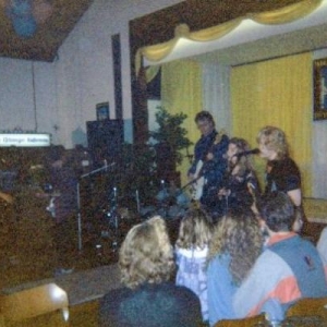 Meine damalige Band bei einer Talentshow 1994