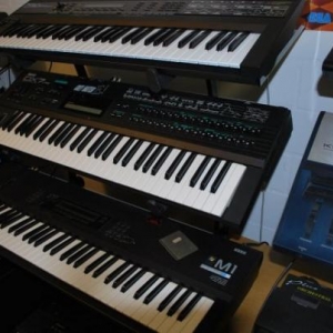 80er Keyboards... D50, DX7 (II FD) und M1