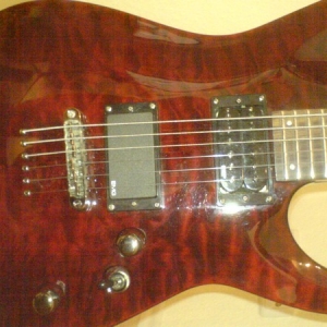 meine Esp LTD MH100qmnt (etwas gepimpt^^)