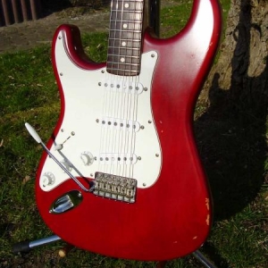 2003er Fender Highway 1 Stratocaster. Mit Leosound-PUs bestückt.