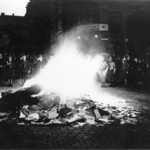 wurde verbrannt -  die geistige Vernichtung