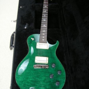 PRS SC245 emerald green birds