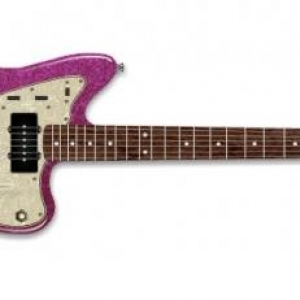 J Mascis, mother of pearl pickguard, black pus + knobs