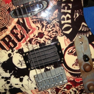 Modifizierte Squier Obey Telecaster (nah)