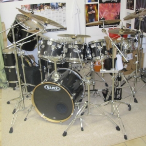 Mein Drumset in der Totale