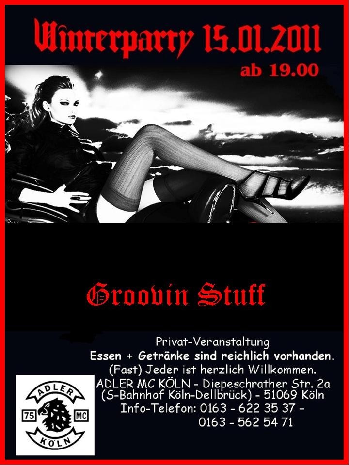 15.01-2011 Winterparty ADLER MC KÖLN - Groovin Stuff - Blues Rock