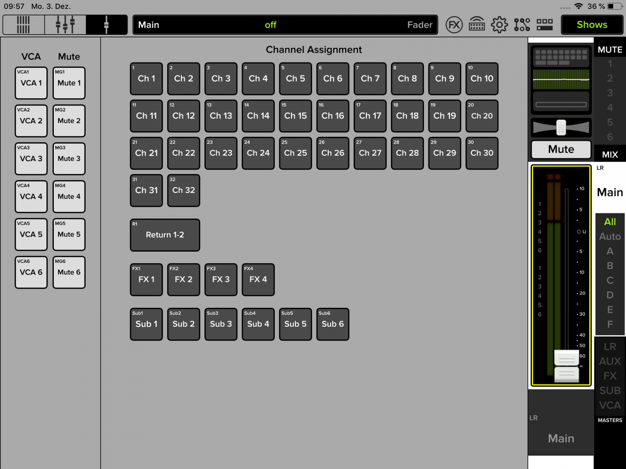 28 IPad Channel Assignment