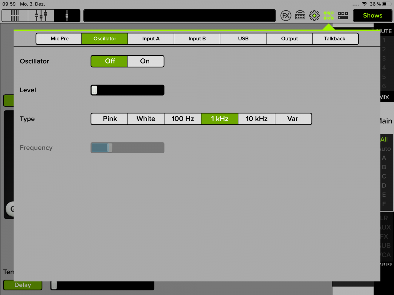 36 IPad Routing Oscillator