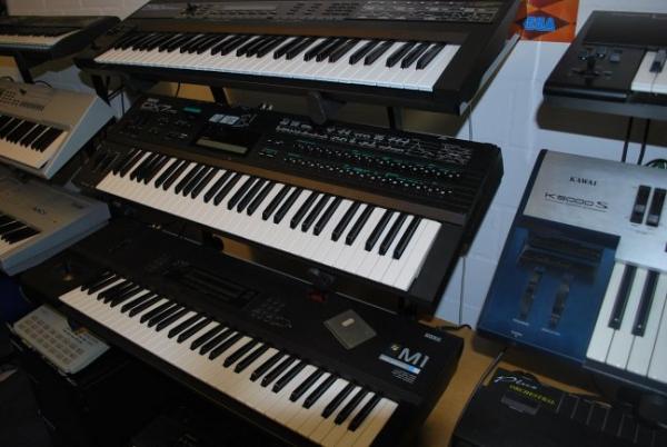 80er Keyboards... D50, DX7 (II FD) und M1