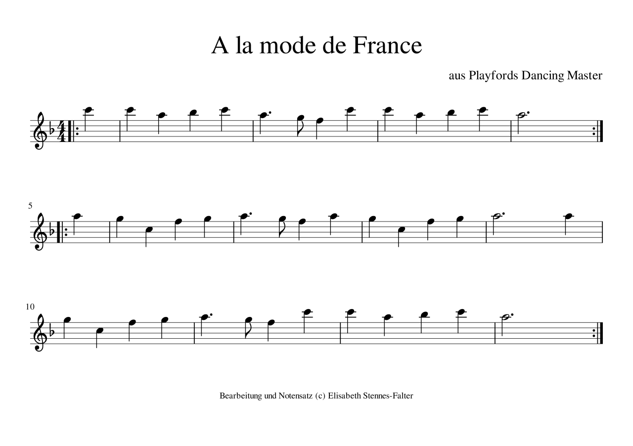 A_la_mode_de_France Noten F-Dur-1