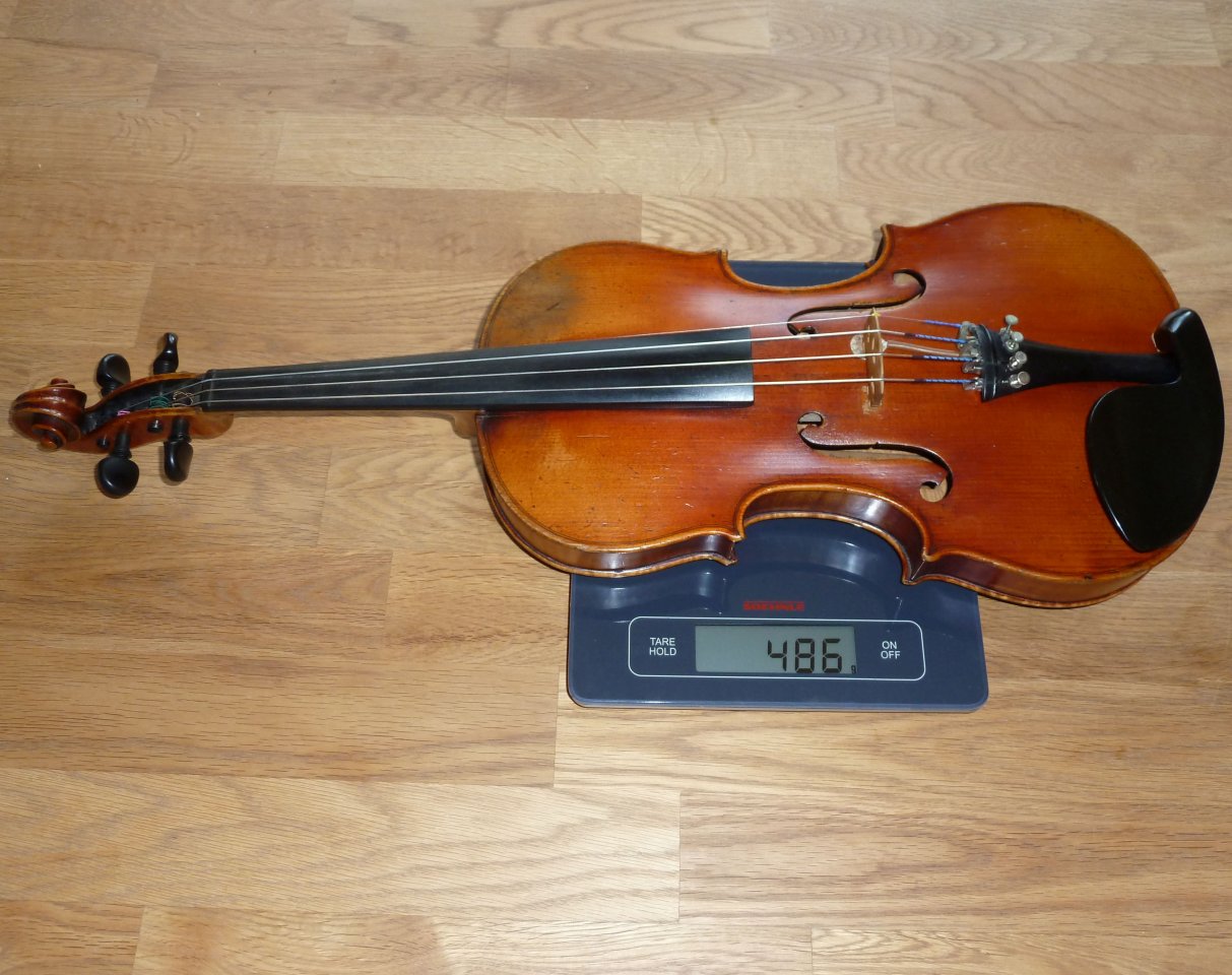 Akustische Geige mit Dictum Chinrest Guarneri Violin 4/4