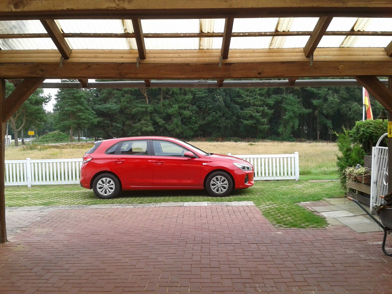 Aussicht Aus Carport Raus