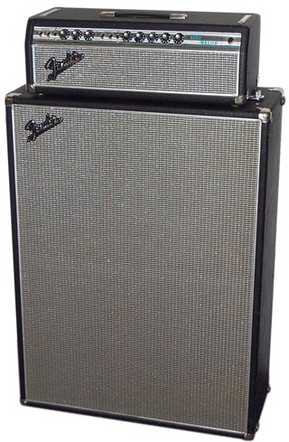 Bandmaster Silverface head and cabinet