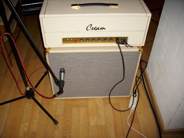 Cream JTA 45 + Tube Town 2x12 mit einem alten SM 57 abgenommen