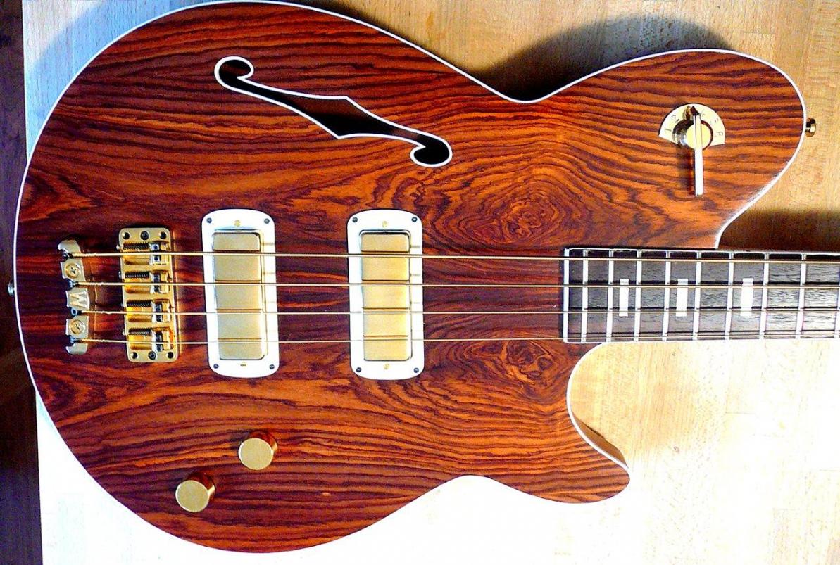 Der Framus Nashville Semi-Acoustic mit Cocobolo-Decke