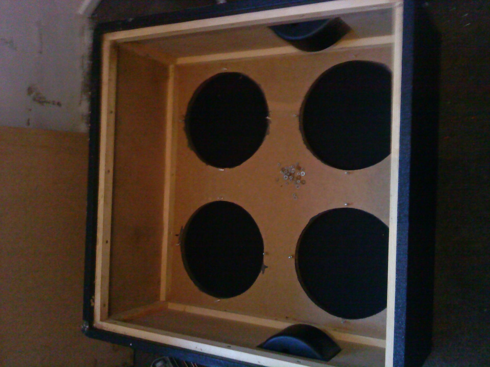 DIY 4x12" Gitarrenbox Leergehäuse