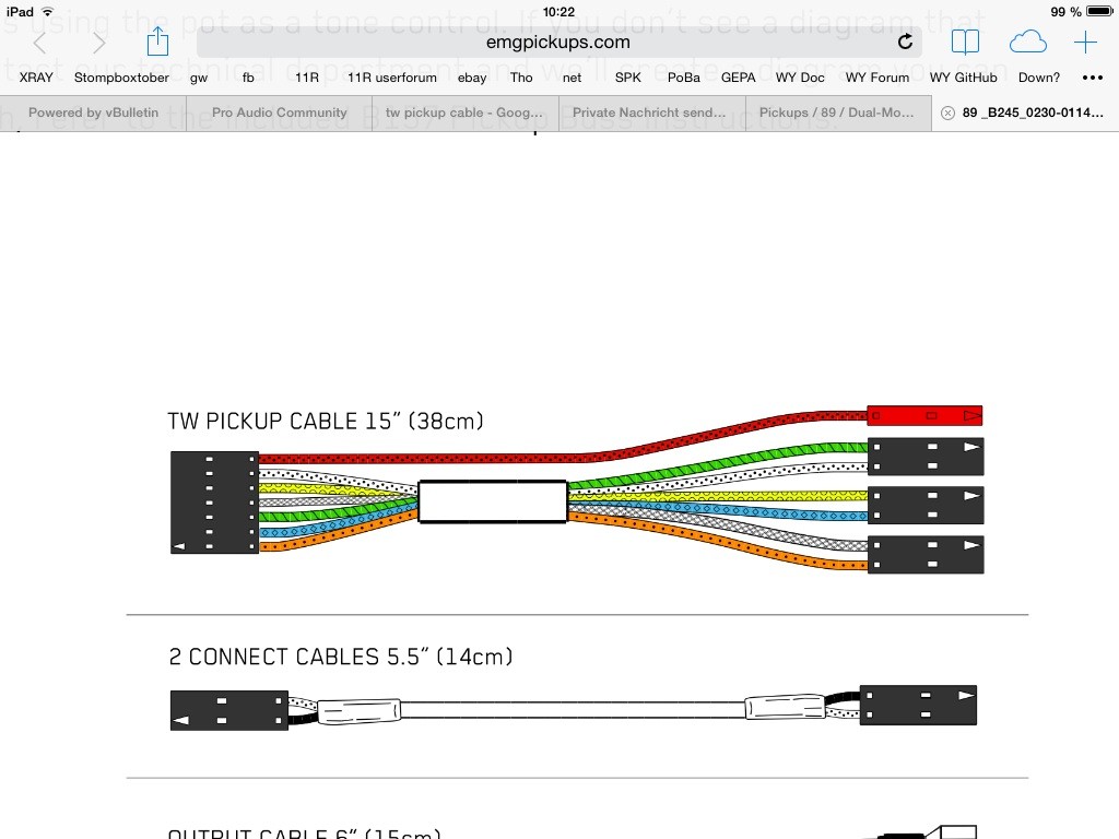 EMG tw cable