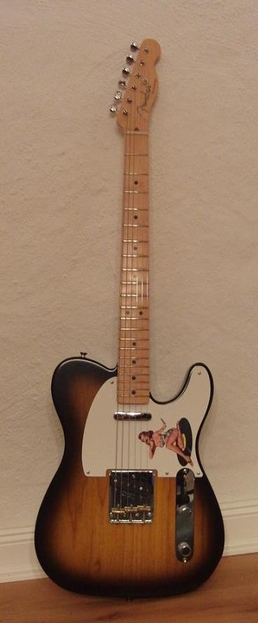 Fender Highway One Texas Telecaster 2009
Neck: DiMarzio Twang King
Bridge: Seymour Duncan Vintage '54 Lead STL-1
Pickguard: Pin-Up