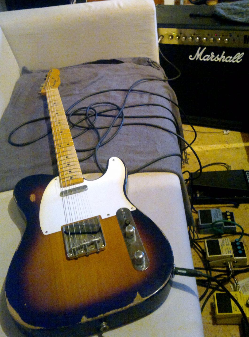 Fender Road Worn 50's Telecaster
&
Marshall MG-102 FX