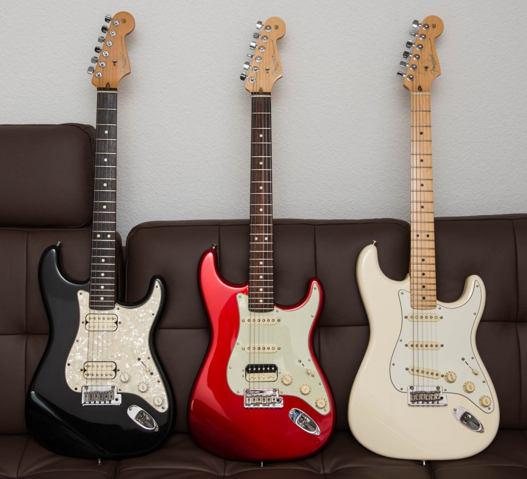 Fender Stratocaster HH, HSS, SSS