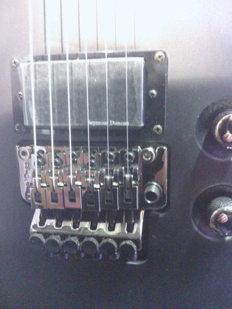 Floyd Rose Tremolo der Charvel Desolation DS 1 FR