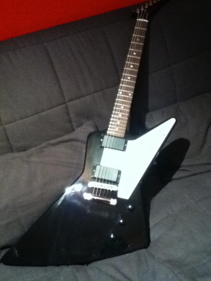 Gibson Explorer nach dem Pimpen