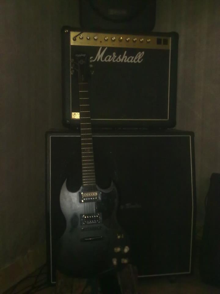 Goth G-400 + jcm800 +HB  412 V30