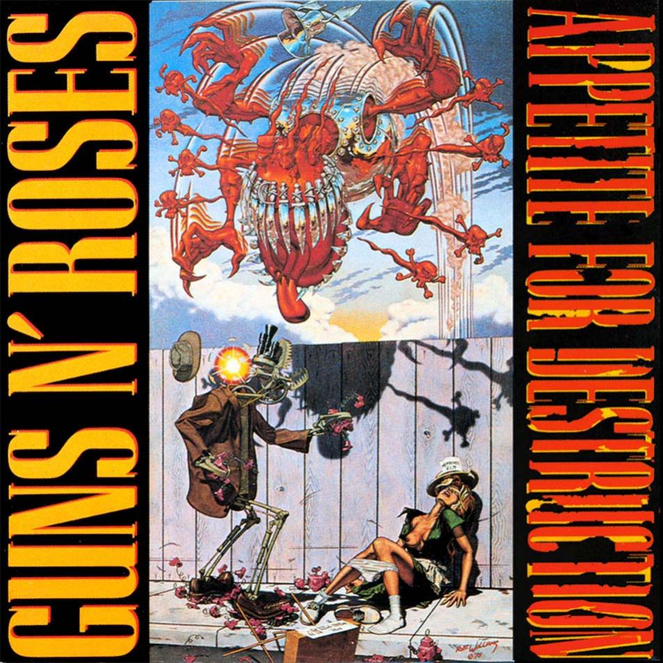 GUNS N' ROSES - Appetite For Destruction (Banned Cover)